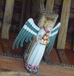 A carved angel