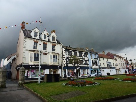 Buildings on the prom in Cromer.
