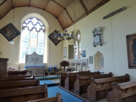The interior of Barningham Winter Church. 