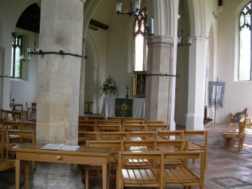 Interior of St Margaret's Church.