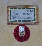 War Memorial in Thompson St Martin. 