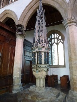 The font in Terrington St Clement.