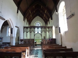 Interior of Belaugh Church.
