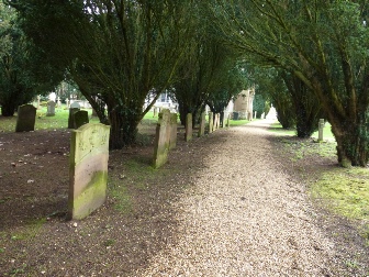 The churchyard in North Runcton