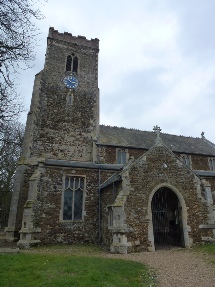 Entrance to St Mary's Church.