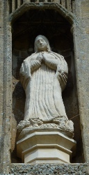 Statue on St Margaret's Church.