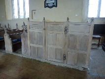 Pew in Thompson St Martin 