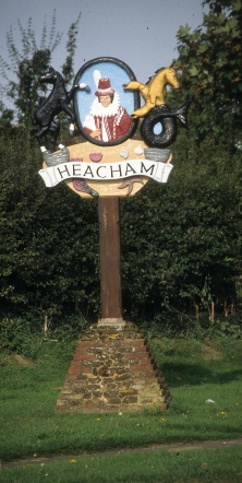 Heacham village sign.