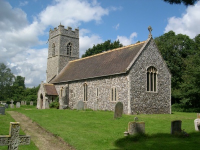 The Church of St Mary in Arminghall.