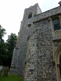 The tower of Gimingham Church.