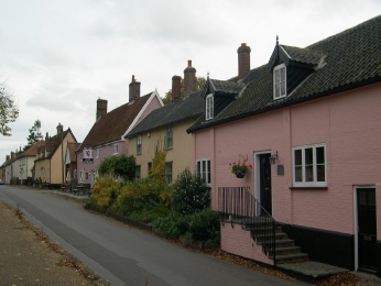 A street in the village of Kenninghall.