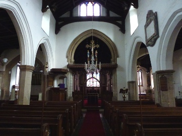 The interior of St Edmund's Church, Downham Market.