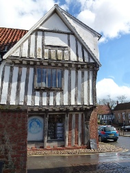 Tudor building in Little Walsingham. 