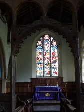 The altar in North Repps Church.