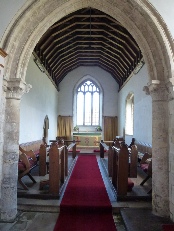The interior of All Saints