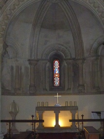 The altar in Wimbotsham. 