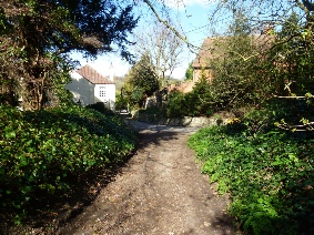 Pathway to Belaugh Church.