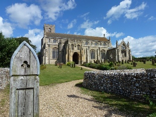 The Church of St Margaret in Cley next Sea.
