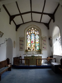 The altar in Chedgrave Church. 