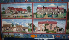 Tapestry in Hempstead Church. 