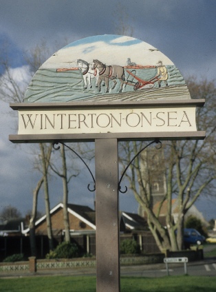 Winterton village sign