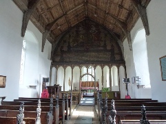 Inside St Margaret, Tivetshall.