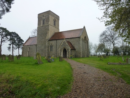 The church in Fundenhall.