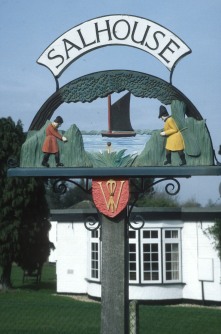 Salhouse Village Sign.