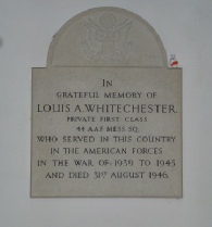 Memorial to American Airman.