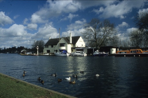 The River Bure in Horning.